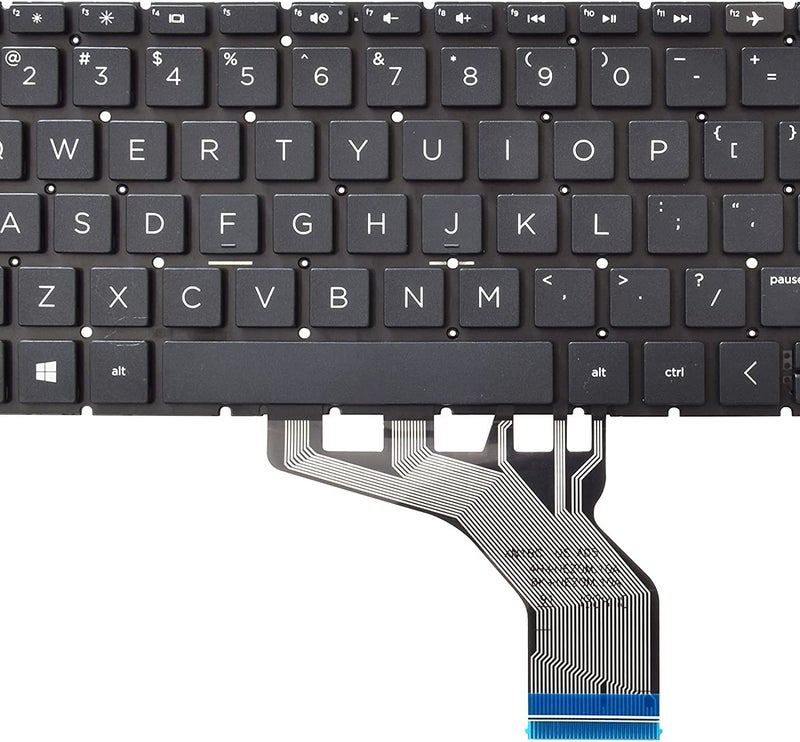 Wefly لوحة مفاتيح لابتوب متوافقة مع HP 250 G7 255 G7 15-DA 15-DB 15-DK 15-DR 15-DW 15-DU 15S-DU 15-DY 15s-DY 15s-EQ 15-EF 15s-FQ 15-GW 17-CA.Home 17-by - Image 4