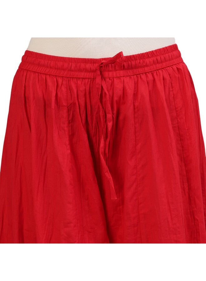 ishin Women's Cotton Bandhani Embroidered Straight Kurta Sharara Dupattta Set - Image 4