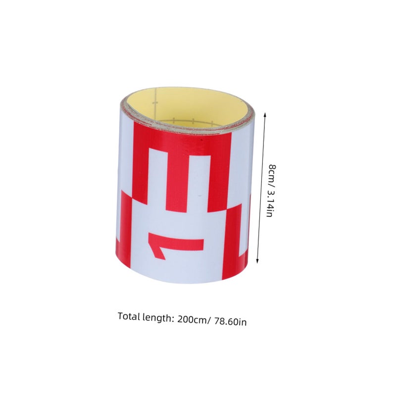 2 Meter Self Adhesive Reflective Water Level Gauge for Tanks Pools and Bridges - Image 3