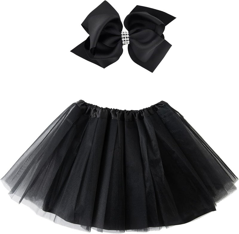 Jastore Girls Layered Stars Sequins Tutu Skirt Princess Ballet Dance Dress for 2-8 Years - Image 1