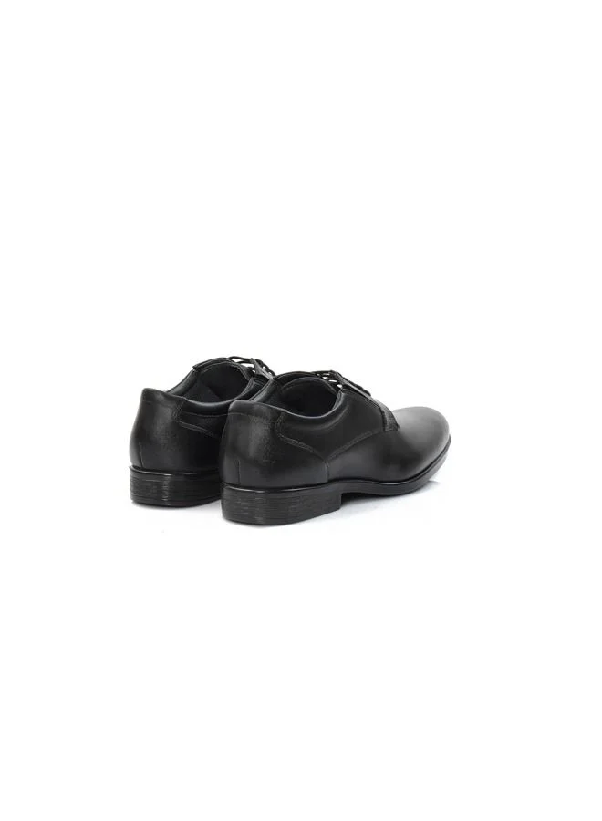 ATTILIO Men's Hush Lace up Derby Comfort Black Leather Work Office Formal Occasion Party Casual Wear Italian Design Premium Shoes