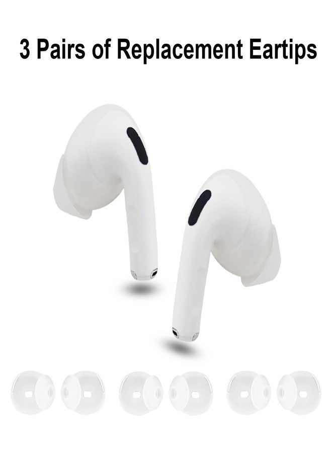 Adhiper 3 أزواج من نصائح الأذن خطافات الأذن لسماعات AirPods 4 سماعات أذن مانعة للضوضاء [غطاء علبة سماعات مضاف] خطافات أذن مضادة للانزلاق ملحقات سماعات الأذن (أبيض) - Image 3