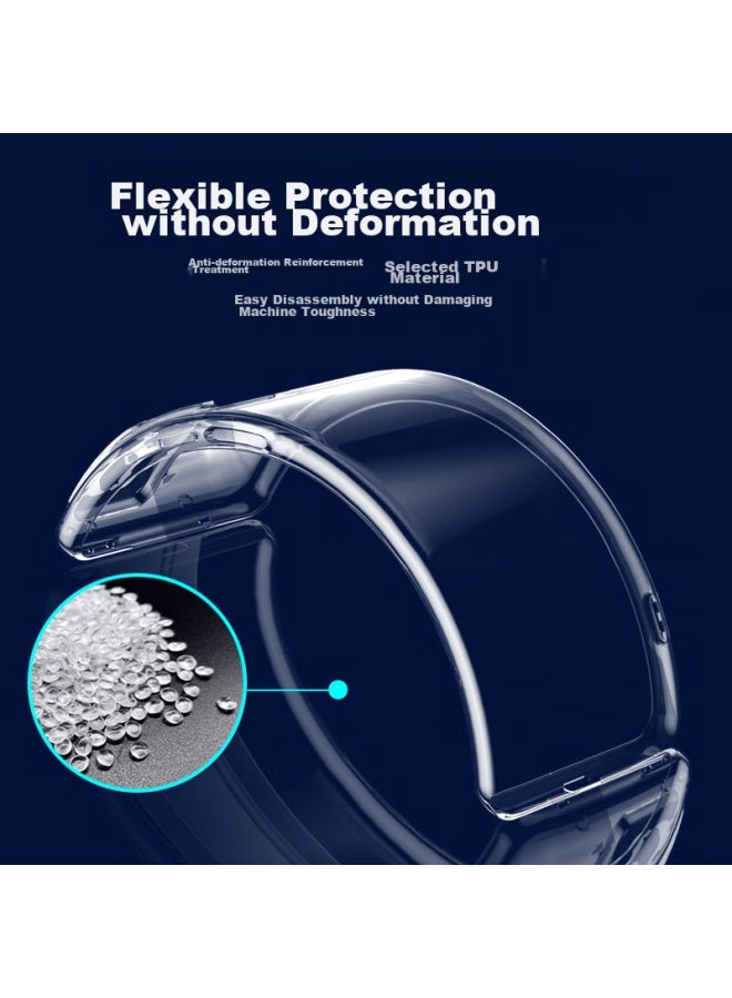 Freeson Freeson Phone Case For Oneplus 11, Slim Full Protection Shockproof Clear Tpu Soft Shell (With 2-In Ring Holder And Lanyard), Transparent - Image 5