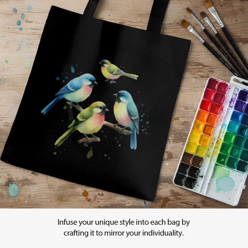 MOLOVA 1-Pack to 6-Pack Available Standard 14"x15" Premium Canvas Tote Bags,Load 55lbs,Reusable bag made of 6oz of natural canvas with Handles for Gift-Giving,Work,DIY Projects,Shopping(Black2) - Image 3