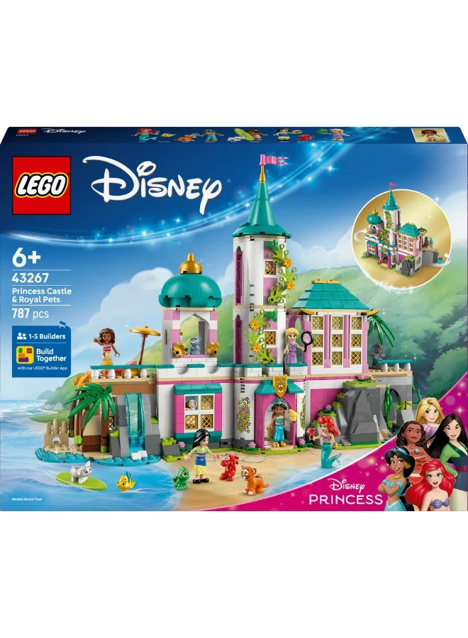 ليغو مجموعة لعب بناء لعبة قلعة الأميرة والحيوانات الأليفة الملكية 43267 من ليغو® Disney‎