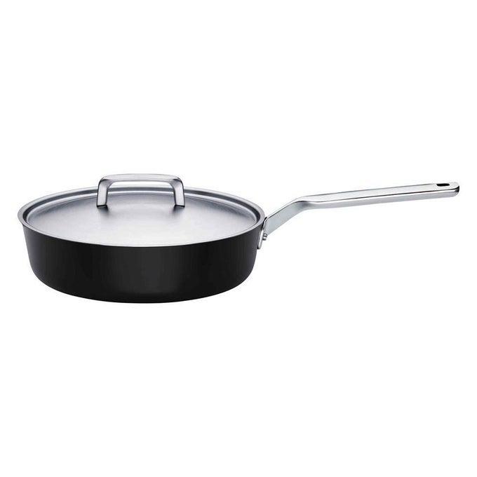 ALUMINIUM STAINLESS STEEL LID ROTISSER SAUT PAN 26CM WLID 1023752