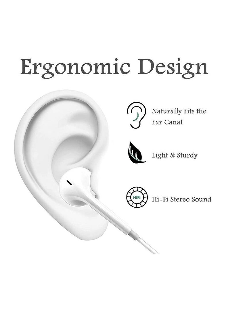 Generic Earbuds Lightning  Headphone Wired [Apple MFi Certified] in-Ear Stereo Noise Canceling Headset Compatible with iPhone  - Image 2