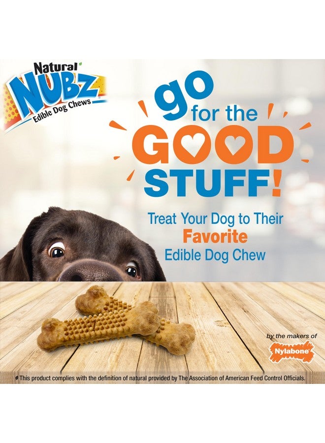 Nylabone Nubz Natural Edible Chew Treats For Puppies, Made In Usa, Turkey & Sweet Potato Flavor, Small  Up To 25 Lbs. (28 Count) - Image 4
