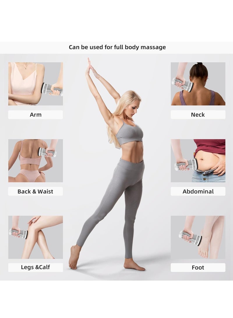 SYOSI Teramix Cordless Cellulite Massager: 4 in 1 Electric Body Sculpting Machine - Body Massager for Belly/Waist/Leg/Arms - Portable and Lightweight (Grey) - Image 3