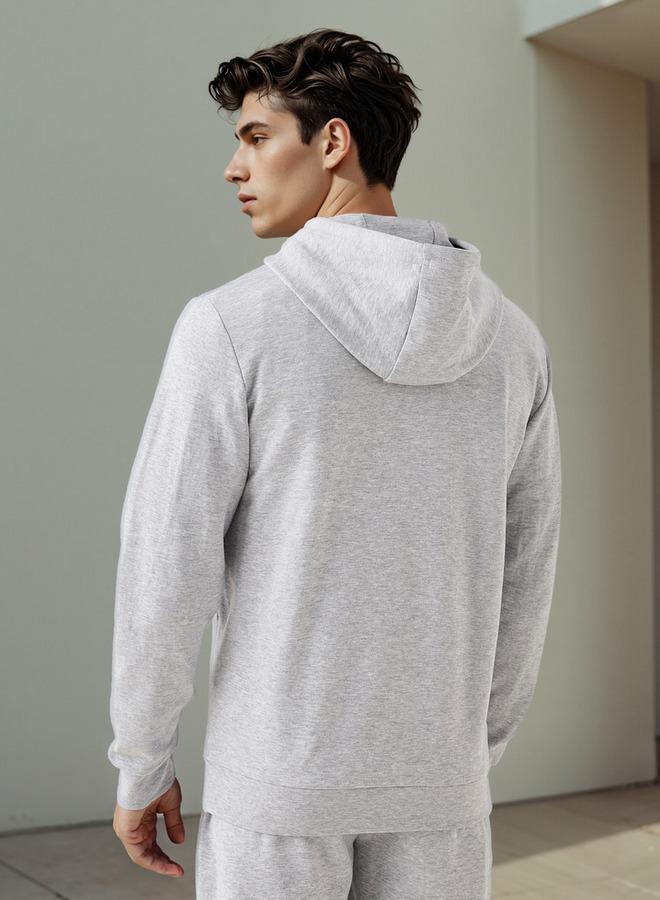 Kappa Regular Fit Zip Through Hoodie with Pockets - Image 3