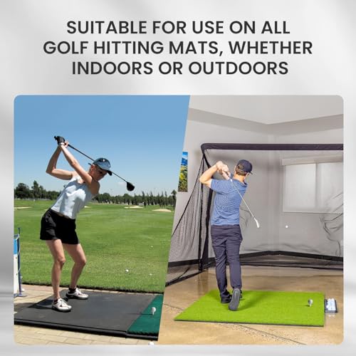 FINGER TEN Golf Rubber Tees 1.5" 2.25" 2.75" 3" 3.13" Same or Mixed Sizes/Colors Value 5 Pack, Durable & Hold Ball Well Golf Accessory for Indoor Outdoor Practice (White 5 Pack All 3.0'') - Image 4