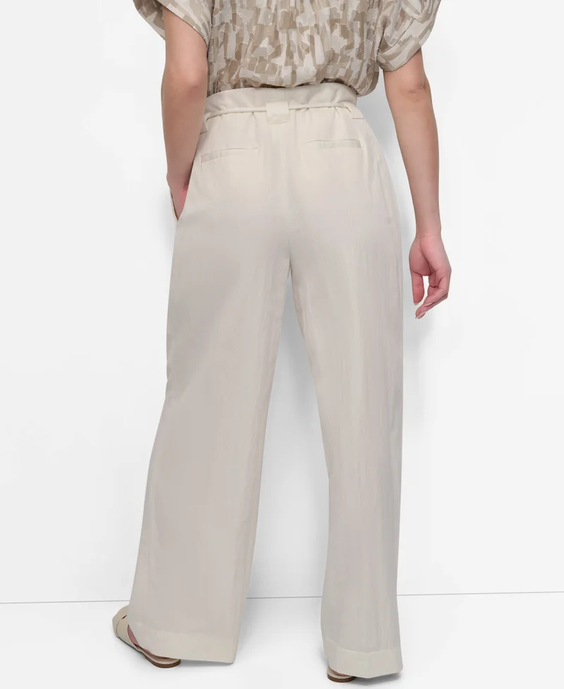 DKNY  ROPE TIE FRONT WIDE LEG PANTS for Women | Best Price UAE