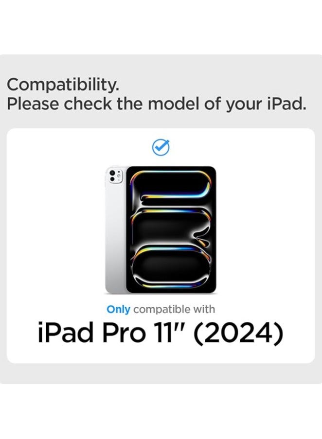 erorex Air Skin Folio OneTap for iPad Pro 11 inch case (2024) M4 Ultra Slim and Lightweight cover Fully Removable Lid with Magnet - Gray - Image 4