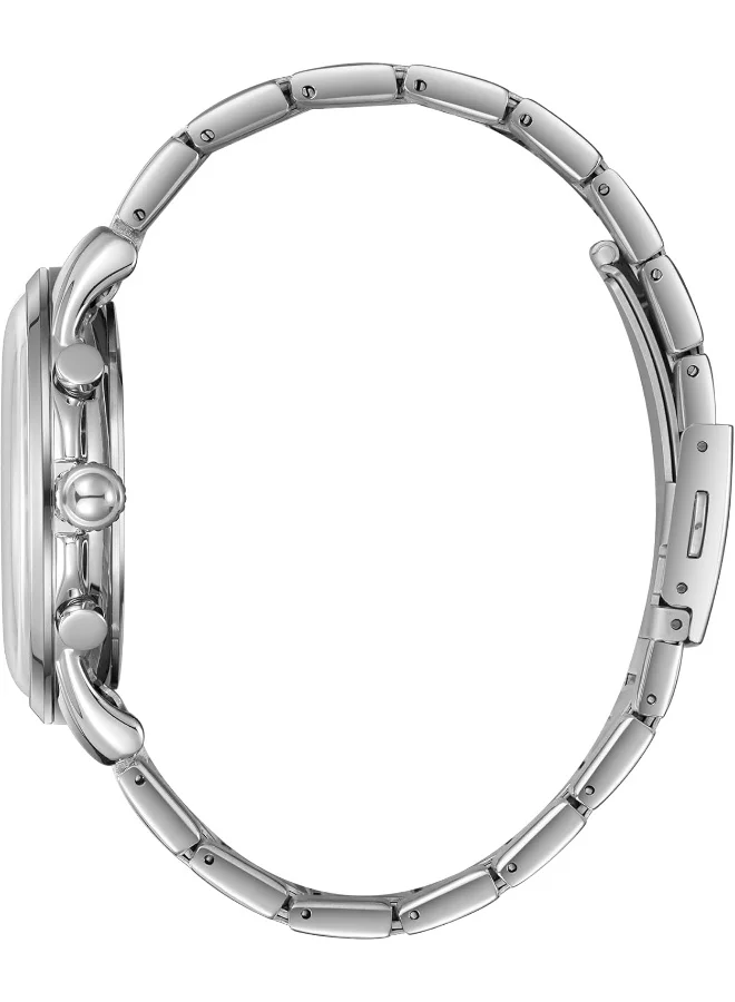 لي كوبر Lee Cooper Men's Watch, Multi Function Display and Metal Strap - LC08068.390, Silver