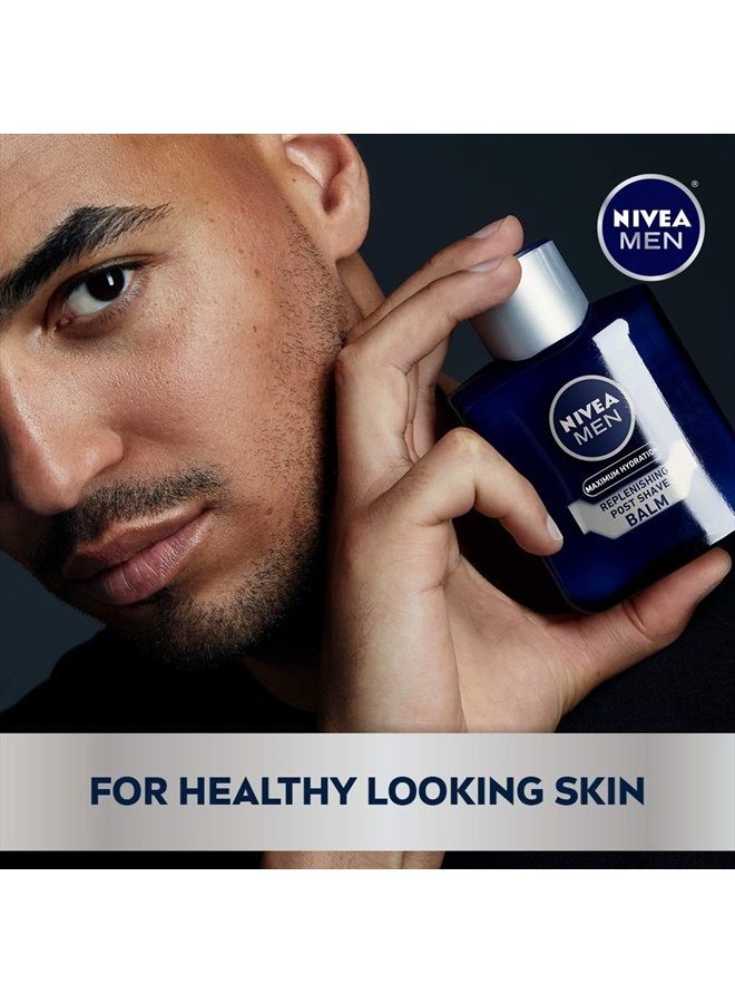 NIVEA MEN Maximum Hydration Moisturizing Post Shave Balm, 3.3 Fl Oz (Pack of 3) - Image 3