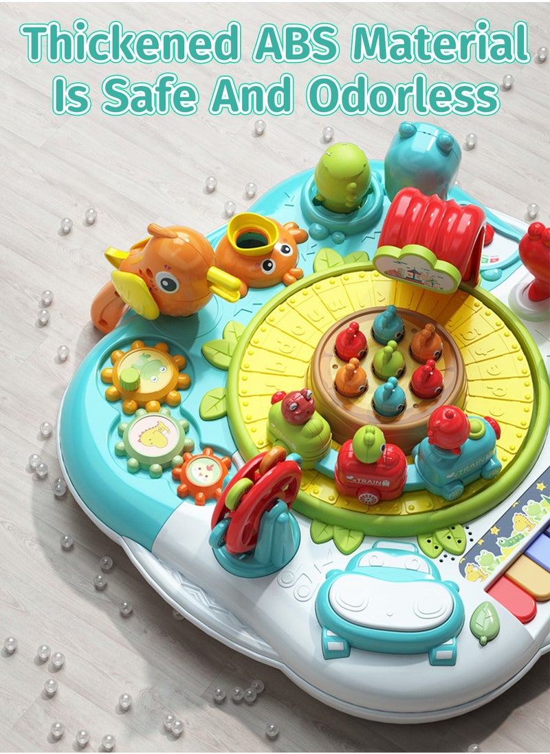 Moovant Baby Activity Table Toy with Lights & Sounds, Multifunctional Early Learning Toy, Detachable Game Table Toy for Childhood Education Interaction  - Image 2