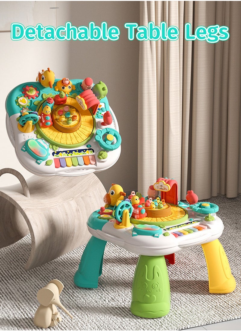 Moovant Baby Activity Table Toy with Lights & Sounds, Multifunctional Early Learning Toy, Detachable Game Table Toy for Childhood Education Interaction  - Image 5
