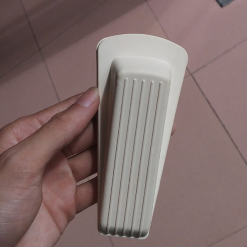 5pcs White Punch Free Door Shaped Doors Stoppers Home Door Tools - Image 4