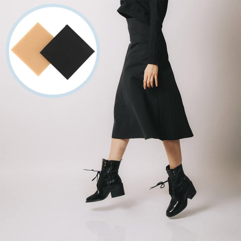 Non Slip Rubber Heel Pads 6pcs Black TPR Protective Sole Repair Inserts For Women Shoes - Image 5