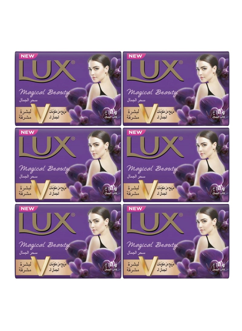 Lux - LUX BAR SOAP MAGICAL BEAUTY 165gm (pack of 6) - Image 1
