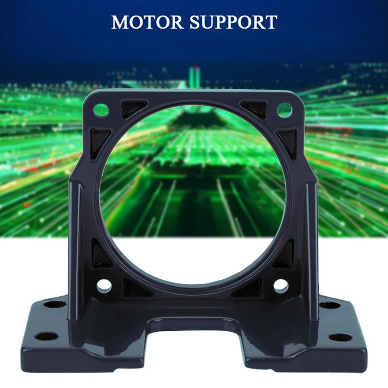 80x80mm Black Motor Bracket Support High Hardness Metal Fixed Base - Image 3