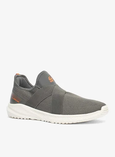 Oaklan by Shoexpress Men Logo Detail Slip-On Sports Shoes with Pull Tabs