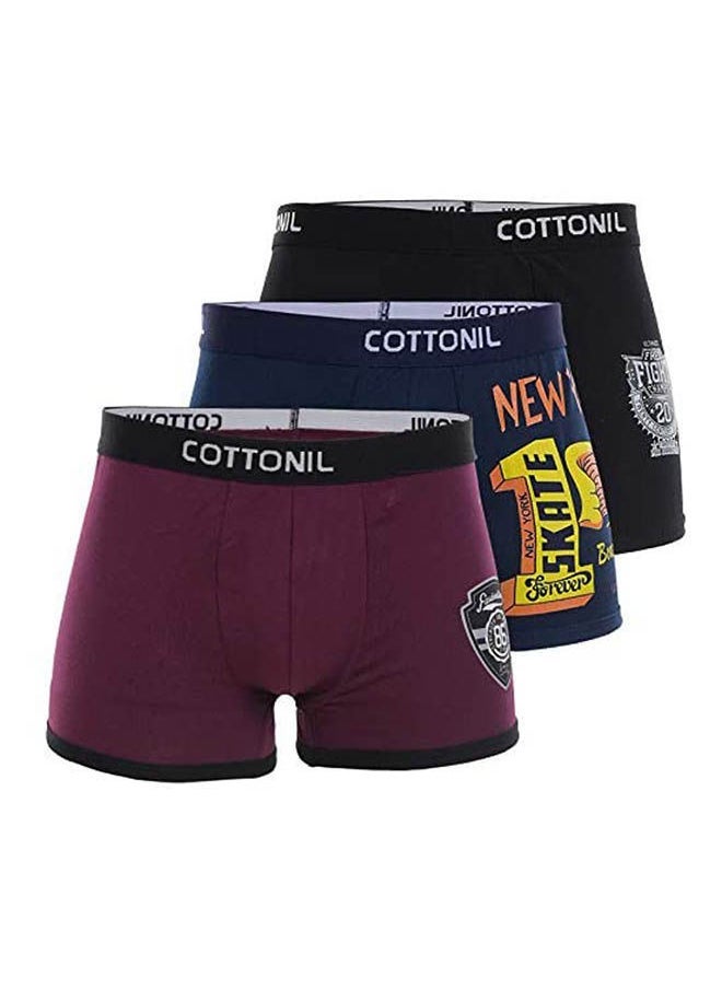 COTTONIL Basic Boxer Briefs Pack Of 3 
