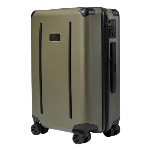 The Ridge Ridge Carry-On Premium Hard Shell Carry On Luggage - TSA Approved Lock - 360° Spinner Wheels for Travel - Matte Olive - Image 1