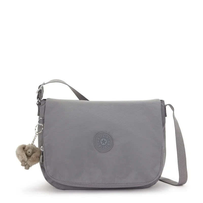 kipling Earthbeat M Inviting Grey Medium Crossbody