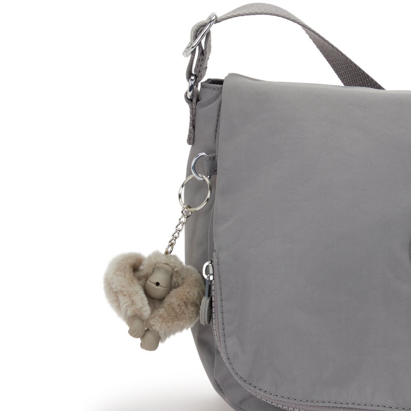 kipling Earthbeat M Inviting Grey Medium Crossbody - Image 5