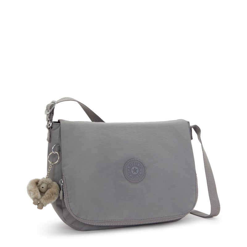 kipling Earthbeat M Inviting Grey Medium Crossbody - Image 4