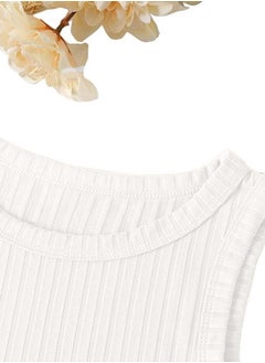 Nileton Ribbed Knit Top Crew Neck  - Rib Knit - Cotton  - Image 3