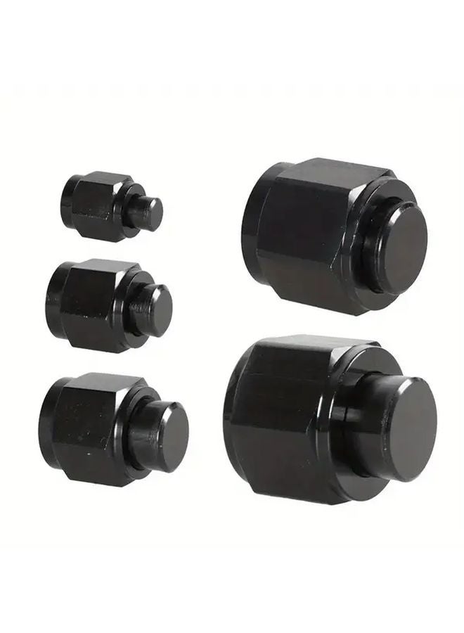 AN8 Aluminum Swivel Hex Head Nut Port Adapter For Fuel Oil Line Female Flare Cap Block Off Fittings - Image 5