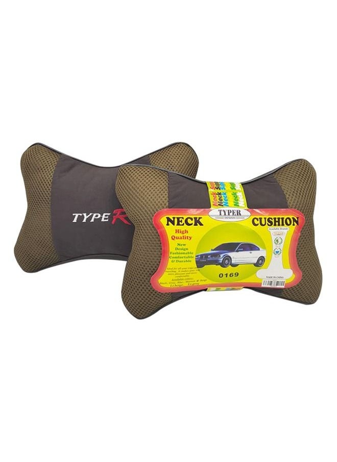 2-Piece Universal Car Seat Headrest Cushion