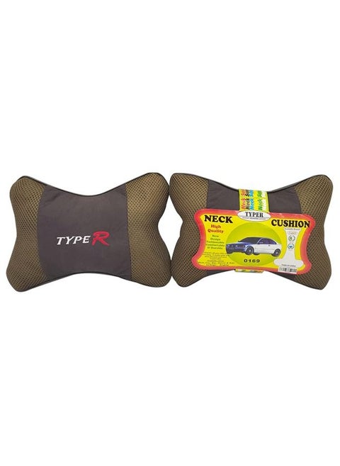 2-Piece Universal Car Seat Headrest Cushion