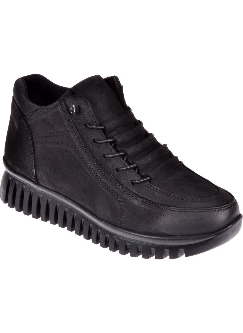 Hammer Jack Leather Women's Boots 18810-Z Black Nubuck  - Image 1