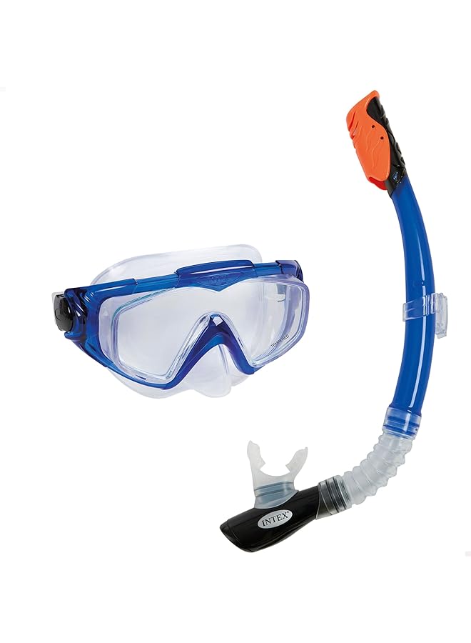 INTEX Aqua Pro Swim Snorkelling Set Black Silicone Aqua Pro Swim Set Age 14+ Aqua Pro Swim 14 99 Years - Image 1