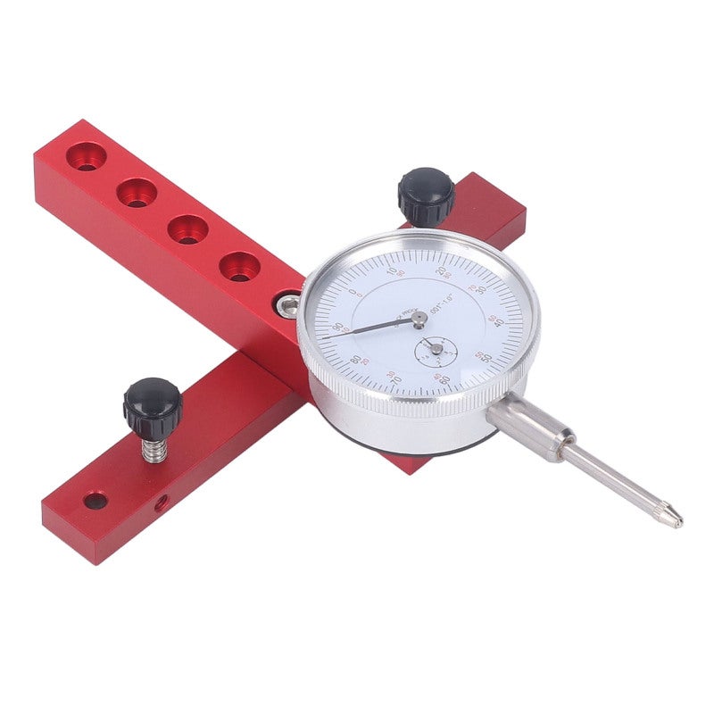 Table Saw Dial Indicator: 0.001in Accuracy, 0.01in to 1in Range - Multi-Hole Adjustment, Wide Application Machinery Tool Alignment for Workshop Tool Calibration - Image 1