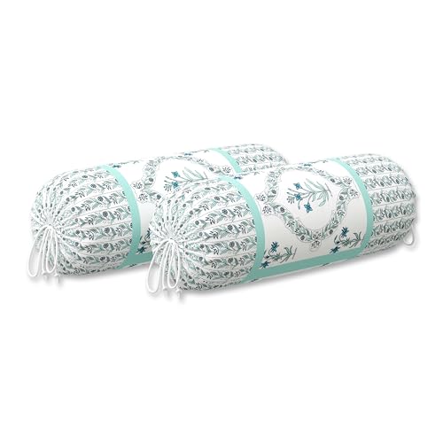 BLOCKS OF INDIA 200TC Diwan Set Cotton 8 Piece | Deewan Printed Bedsheet Sets for Living Room Hall (Set of 8 Piece, 1-Bed Sheet | 2-Bolster Cover | 5-Cushion Cover (Turquoise BEL) - Image 3