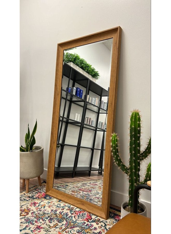 Art Wood Stand Mirrors Brown  5X180X77 Cm 