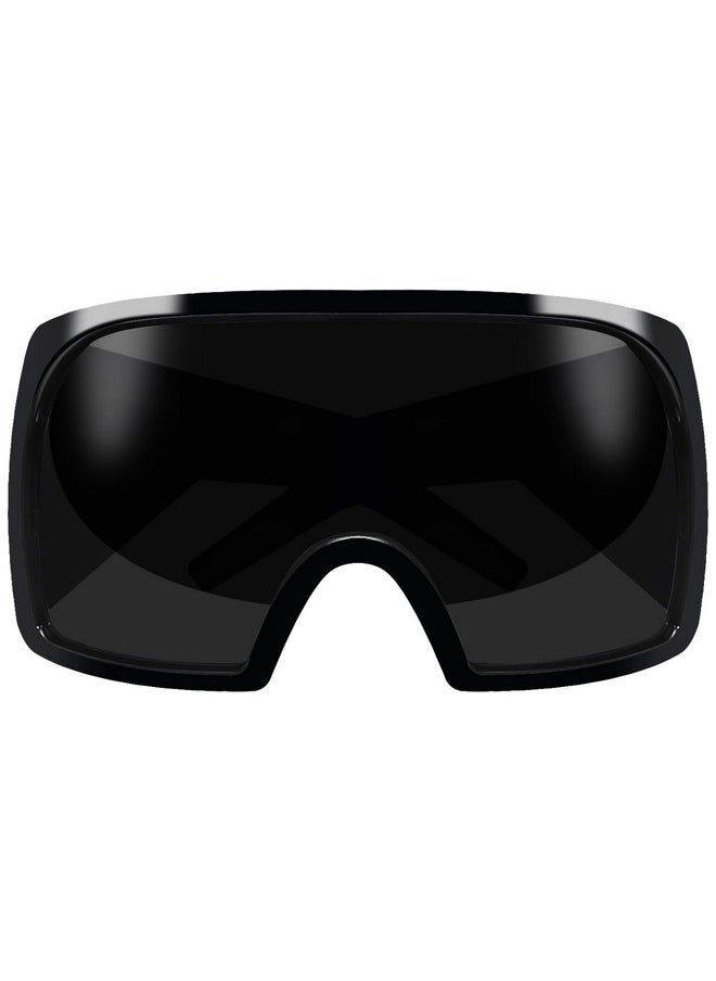 TYA Oversized Wrap Around Sunglasses For Women Men Futuristic Rave Curved Lens Shades Fashion Trendy Shield Sun Glasses  - Image 1
