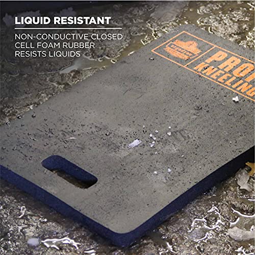 Ergodyne ProFlex 380 Kneeling Pad, Foam Knee Cushion, Water Resistant Kneeling Mat, 14" x 21" x 1, Black - Image 4