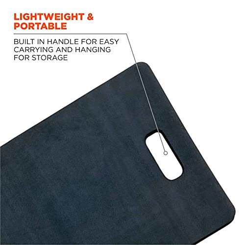 Ergodyne ProFlex 380 Kneeling Pad, Foam Knee Cushion, Water Resistant Kneeling Mat, 14" x 21" x 1, Black - Image 5