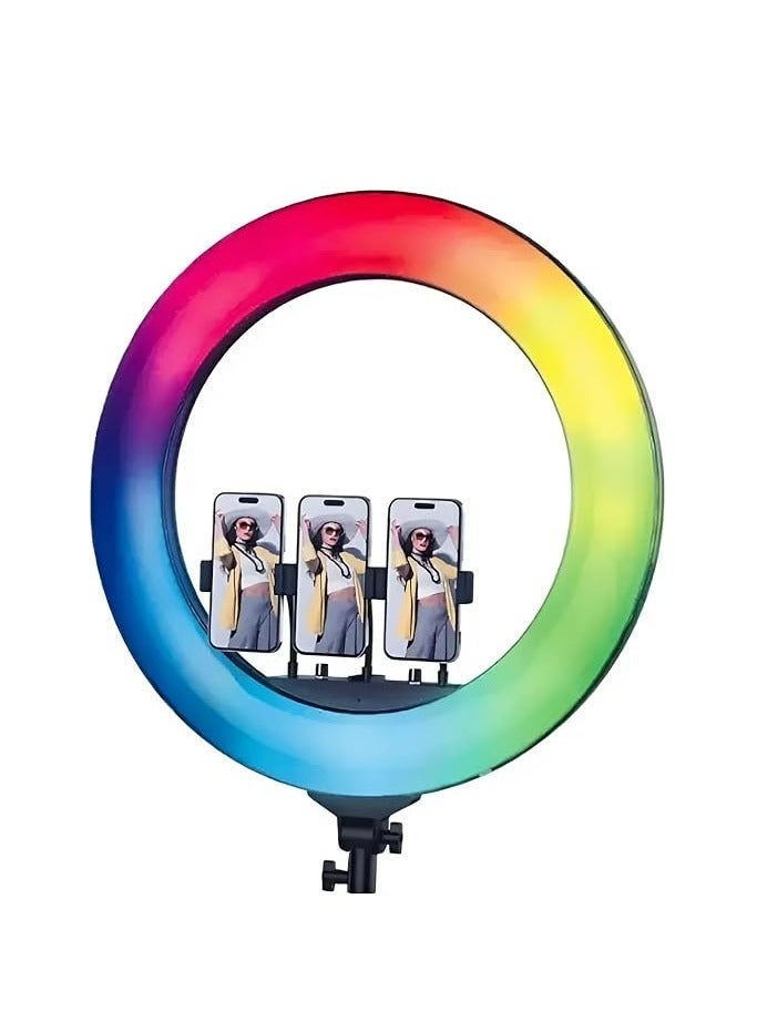 PLOKAMA Ultimate RGB Ring Light 22 Inch Plokama R56 Pro for Professional Photography & Live Streaming - Image 1