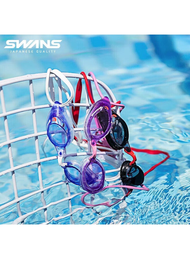 Swans Swimming Goggles, Imported From Japan, Waterproof And Anti-fog, High-definition Professional Racing Clear Lens Diving Swimming Gl For Men And Women, Black And Red - Image 3