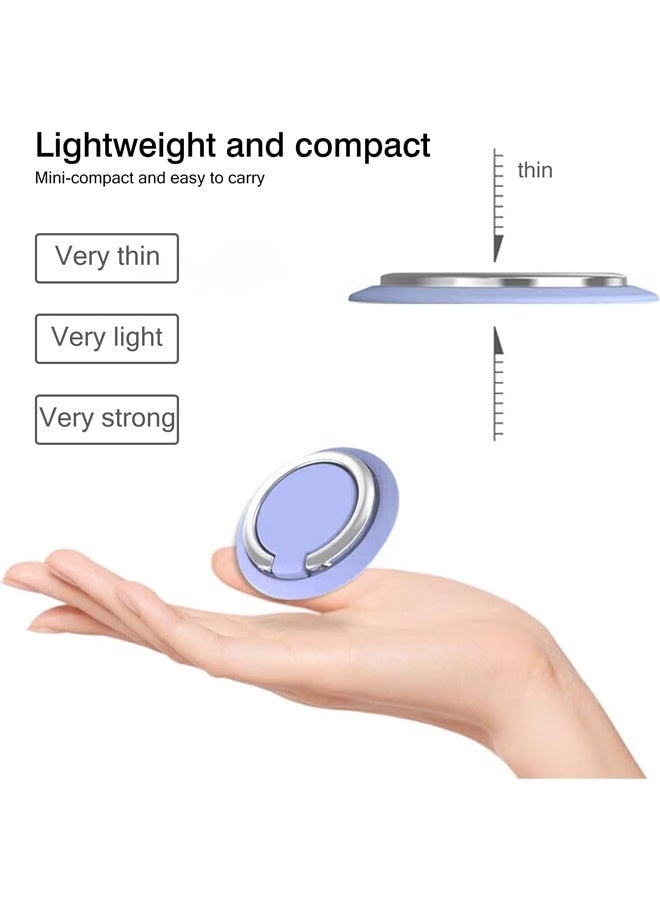 2 Pack Round Sparkling Cell Phone Ring Holder Stand,360 Degree Rotation and 180 Degree Adjustable Finger Ring Kickstand - Image 5