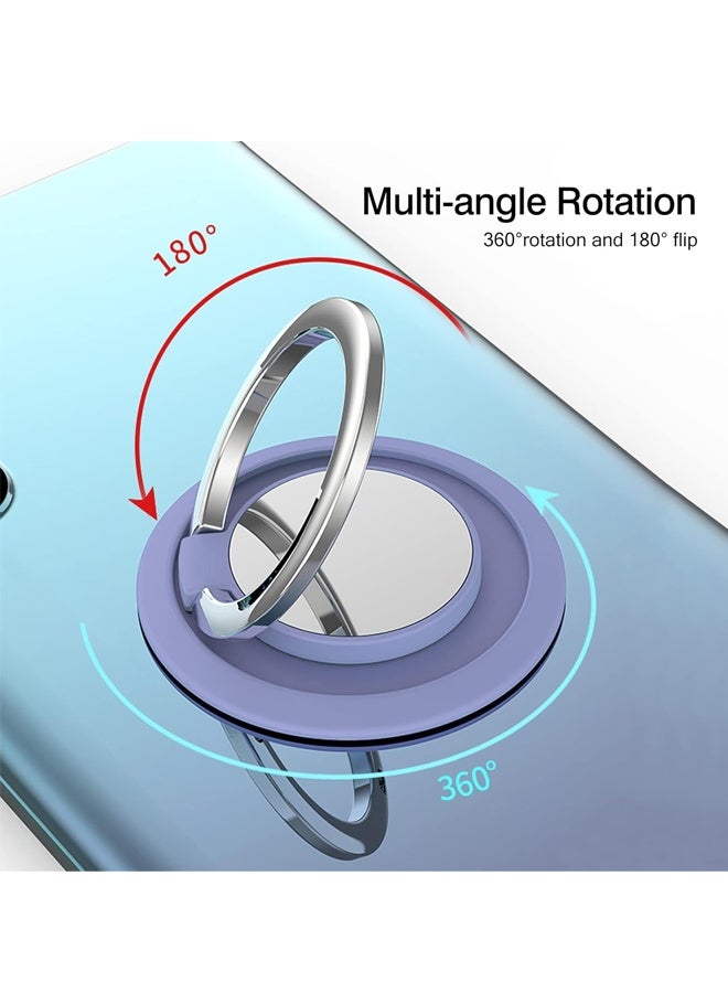 2 Pack Round Sparkling Cell Phone Ring Holder Stand,360 Degree Rotation and 180 Degree Adjustable Finger Ring Kickstand - Image 2