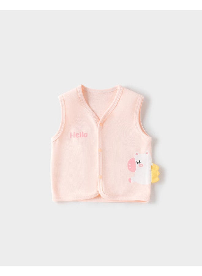 YISHUANGER Newborn Baby Vest, Spring And Autumn Base Vest, Unisex Baby Vest, 3d Cartoon Autumn Jacket Top - Image 1