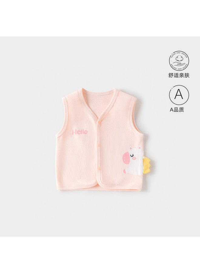YISHUANGER Newborn Baby Vest, Spring And Autumn Base Vest, Unisex Baby Vest, 3d Cartoon Autumn Jacket Top - Image 2