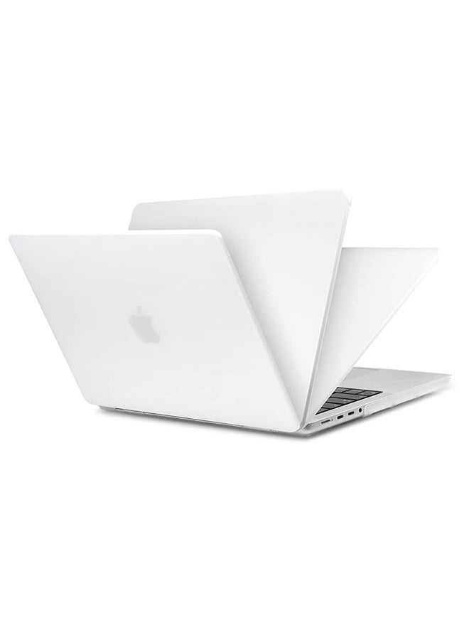 CATANES MacBook Air 16.2 Inch Case (2023 2022 2021 Release) Models A2485 / A2780 Plastic Hard Shell Case White  - Image 3